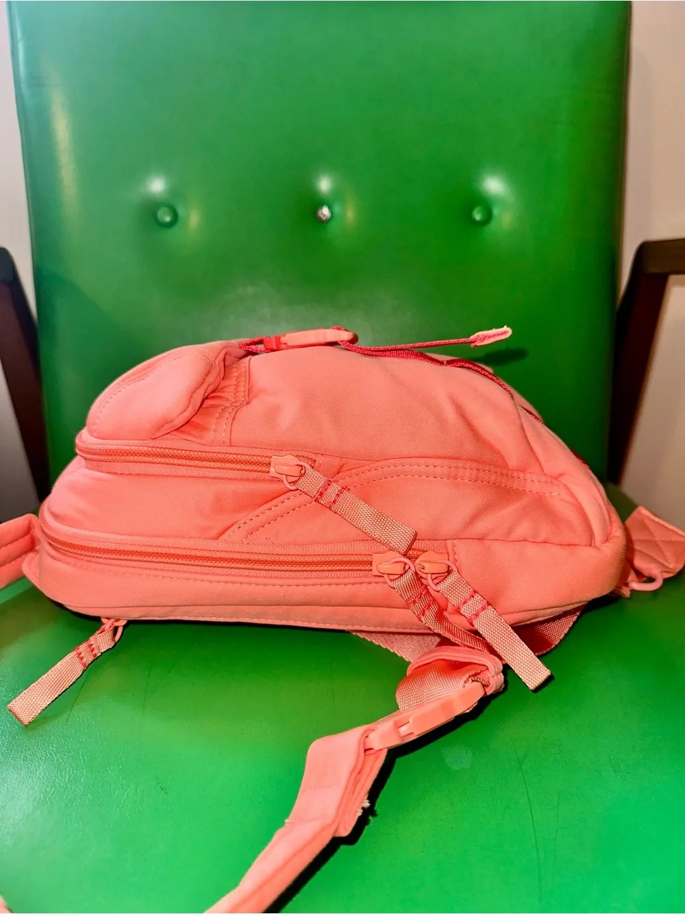 Vera Bradley Peach Crossbody Satchel with Adjustable Strap